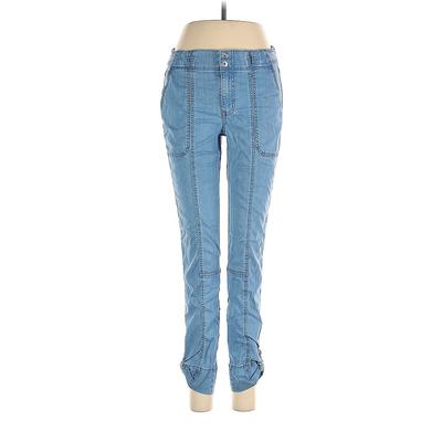 White House Black Market Jeans - Mid/Reg Rise: Blue Bottoms - Women's Size 0