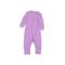 Primary Clothing Long Sleeve Onesie: Purple Solid Bottoms - Size Newborn