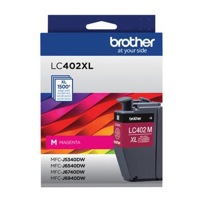 Brother Genuine LC402 INKvestment Tank Standard-Yield Magenta Ink Cartridge LC402MS