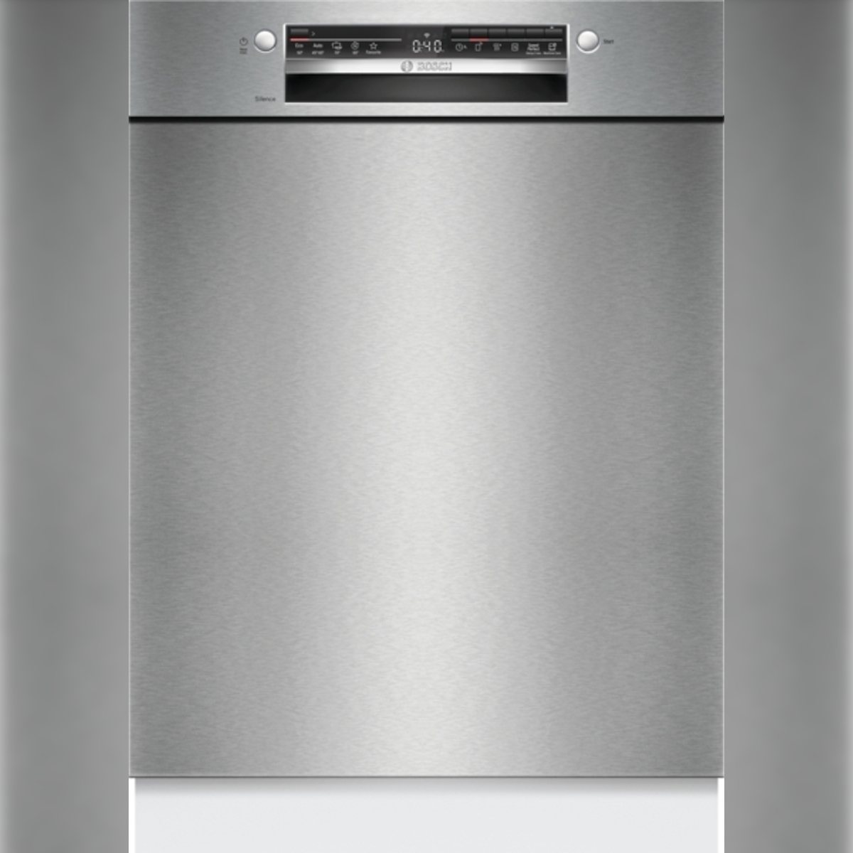 Bosch Serie 2 SMU2ITS09E Unterbau-Geschirrspüler, Höhe 81,5 cm, Breite 60 cm, Gebürsteter Stahl Image