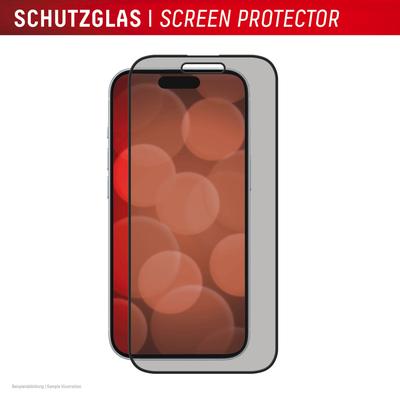 DISPLEX Displayschutzglas "Privacy Glass Full Cover" Displayfolien Displayschutzfolie, Schutzfolie, Bildschirmschutz, kratz- & stoßfest schwarz