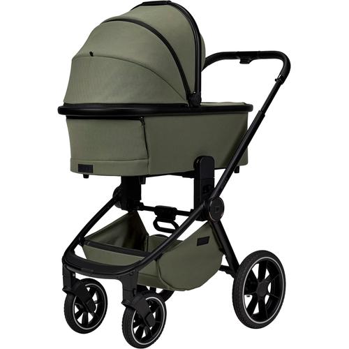 Kombi-Kinderwagen MOON ""Resea+"" grün (moss) Baby Kinderwagen mit Sportsitz