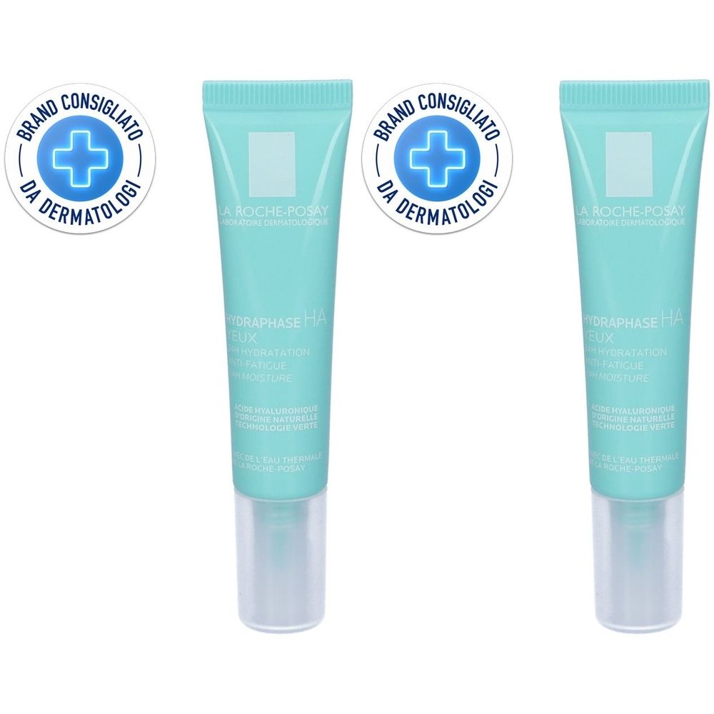 La Roche-Posay Hydraphase HA Contorno Occhi Pelle Sensibile 15 ml 2x15