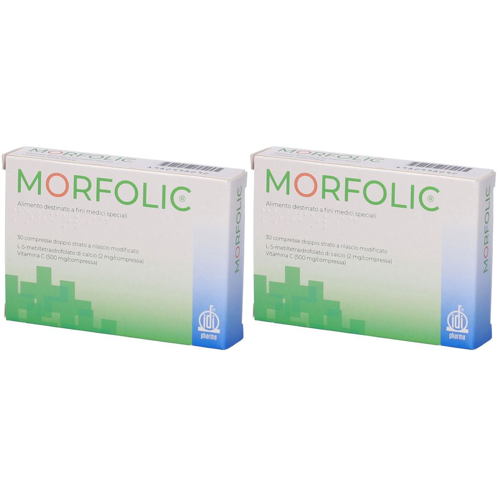 Morfolic 30 Compresse Set da 2 2x27,6 g