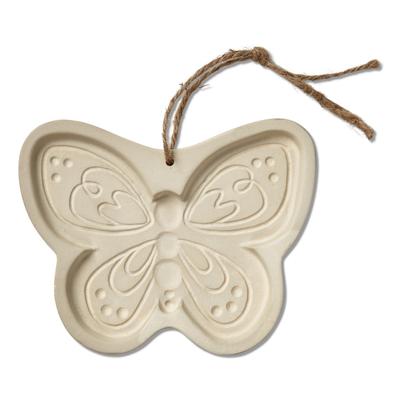 Butterfly Shaped Earthenware Clay Easter Spring Cookie Mold Keepsake