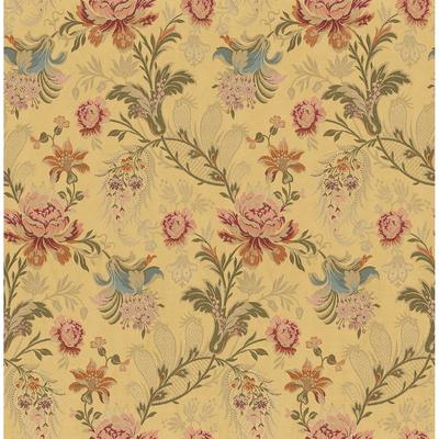 Seabrook Designs Eloise Jacobean Unpasted Wallpaper - 20.5 in. W x 33 ft. L