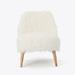 Club Chair - Mercer41 faux fur Club Chair w/ 4 Legs brown in White | 31.50" H X 28.50" W X 25.75" D | Wayfair EDE1FDFFCC7E4D34AA13BD895129A6DD