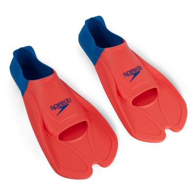 Speedo - Biofuse Training Fin - Schwimmflossen Gr 35-36 fluro tangerine /blau