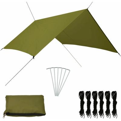 Outdoor-Tarp 3x2,85 m Grün Vidaxl