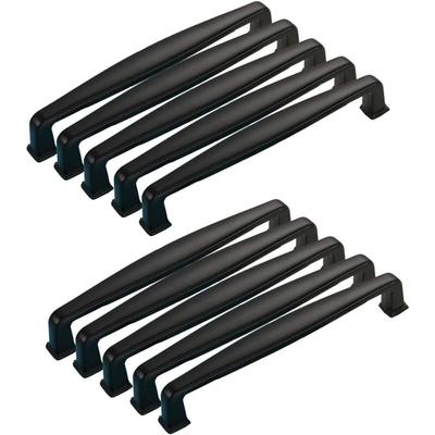 Möbelgriff, Lochabstand 160 mm, 10 Stück, Türgriff für Küche, Schlafzimmer, Schrank - Sollbry Image