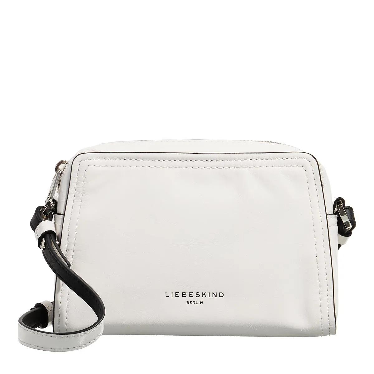 Liebeskind Berlin Crossbody Bags - Chudy Paper Touch Crinkle - Gr. unisize - in Weiß - für Damen - aus Leder & Leder & Leder