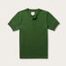 Tecovas Men's Standard Issue Short Sleeve Henley Top, Douglas Fir, Pima Cotton, Small