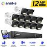 ANNKE 16 Channel 12MP Kit Videosorveglianza PoE,12X12MP Telecamera Esterno IP PoE