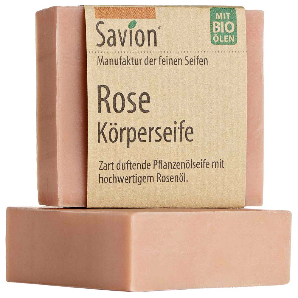Sapone per il corpo all'olio di rosa Savion 80 g