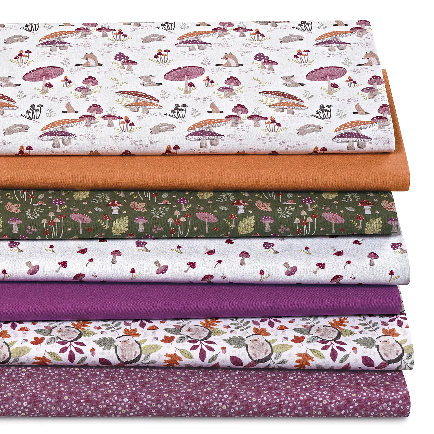 Patchwork- und Quiltpaket Herbstimpressionen, weiß-color