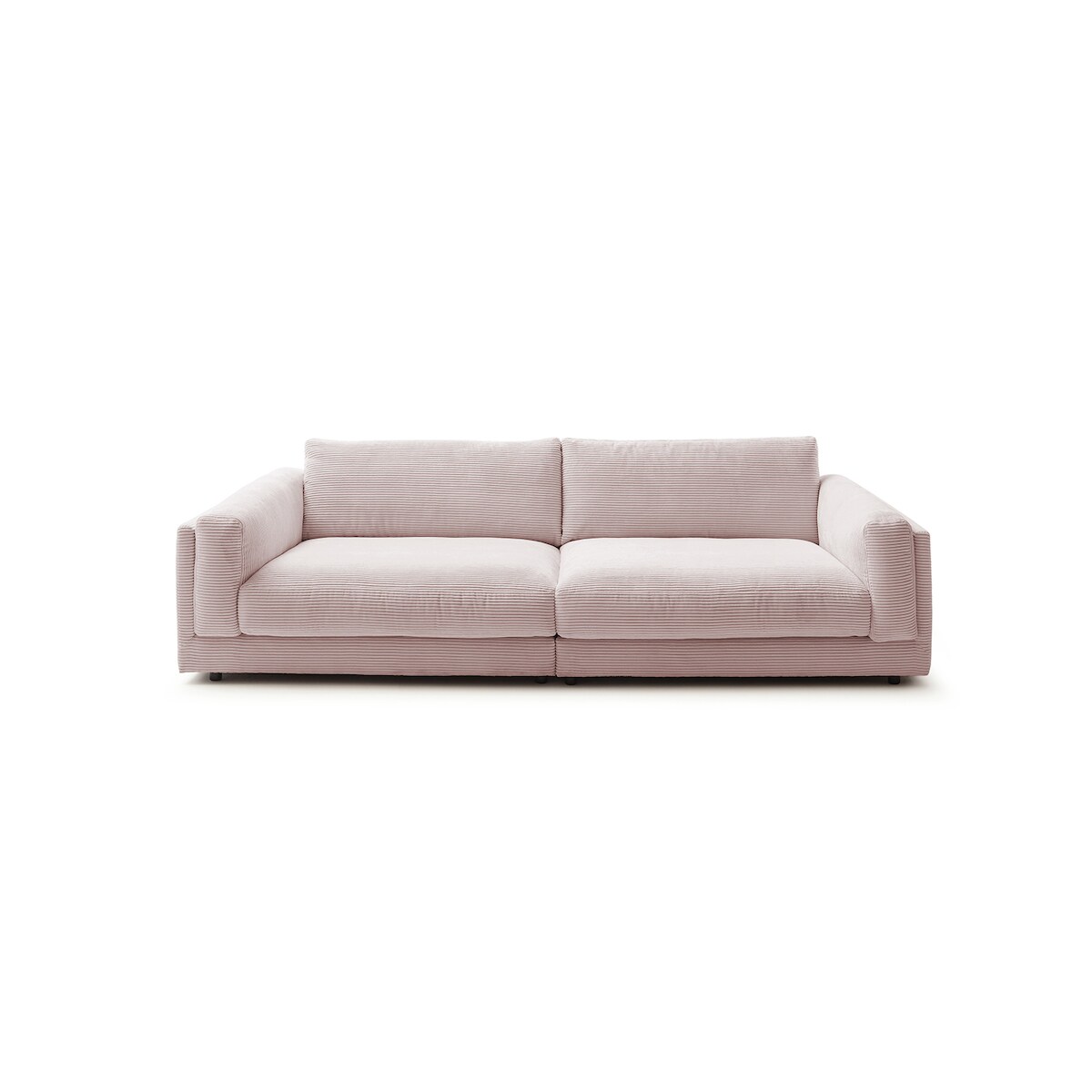 KAWOLA Big Sofa RAINA Cord rosa Image