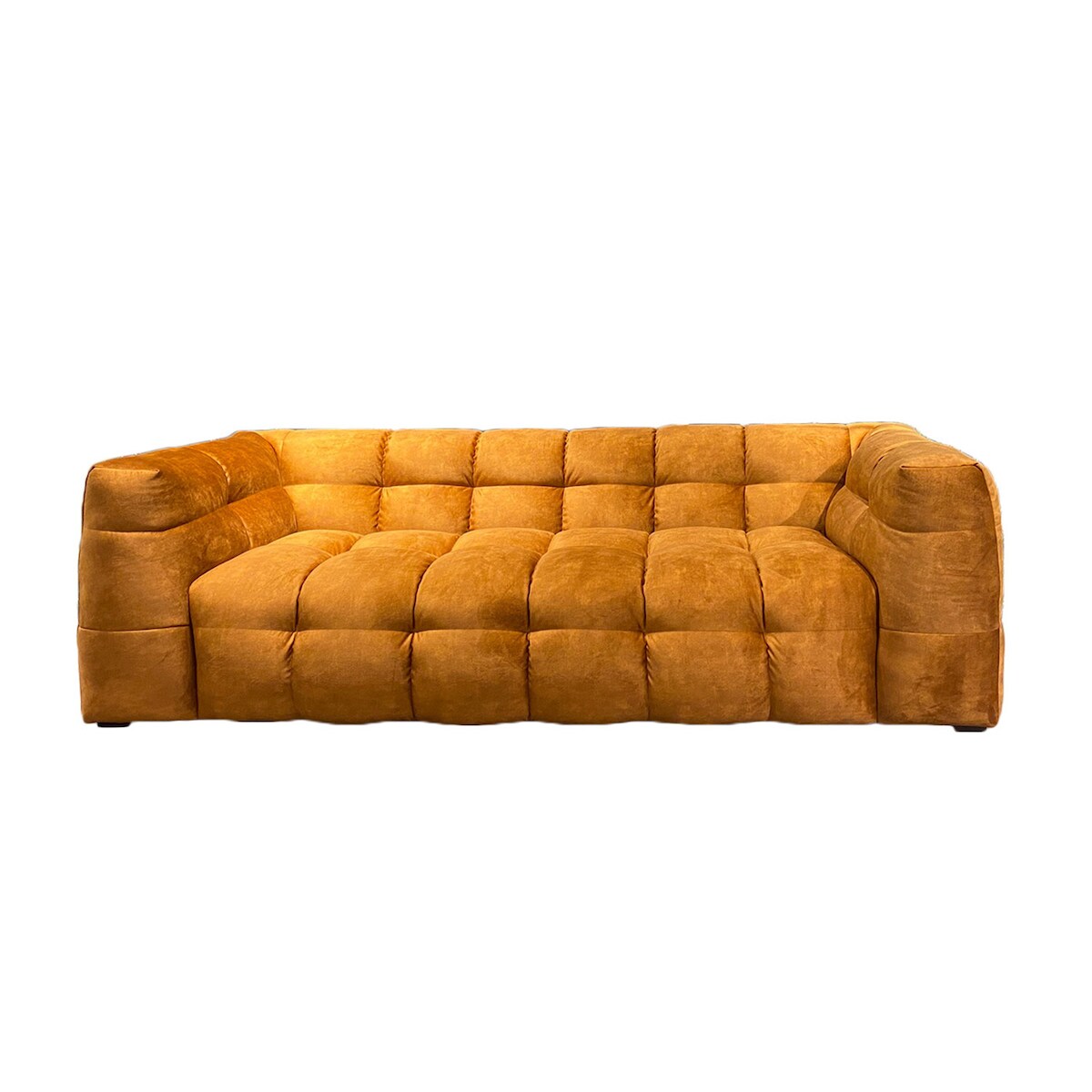 KAWOLA Sofa ROSARIO 4-Sitzer Velvet gold Image