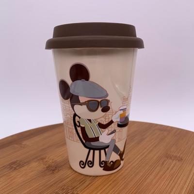 Disney Kitchen | Disney Parks Travel Mug - Mickey's Coffee Really Swell Coffee Mug - 8 Oz | Color: Cream | Size: Os