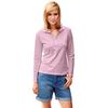 Poloshirt "Poloshirt", Damen, Gr. 44, rosa (rosé), 95% Baumwolle, 5% Elasthan, B.C. BEST CONNECTIONS BY HEINE, unifarben, Langarm, Shirts