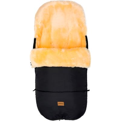 Fußsack FILLIKID "Makalu Lammfellfußsack, schwarz", Baby, schwarz, Polyester, Fußsäcke Image