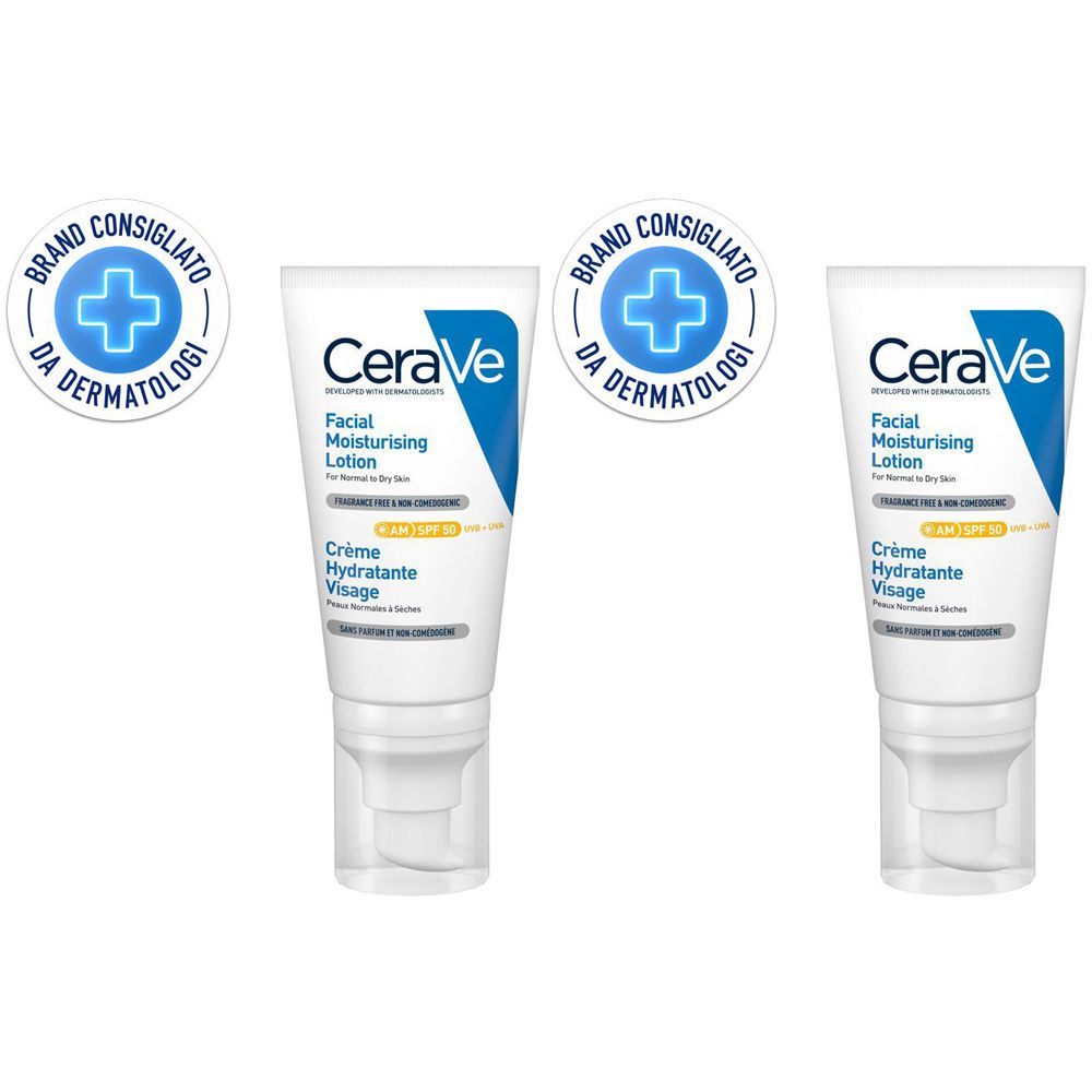 CeraVe Crema Viso Creme con SPF50 che protegge e idrata fino a 24 ore
