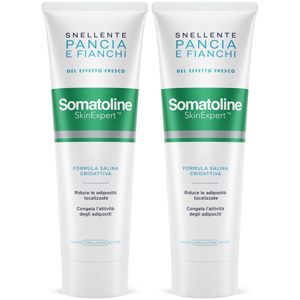 Somatoline Cosmetic® Cryogel Snellente Pancia e Fianchi 2x250 ml Gel