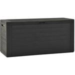 Maisonchic - Armoire de jardin, Coffre de jardin,Boîte de rangement de jardin Anthracite 116x44x55