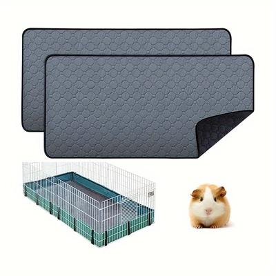 TEMU Guinea Pig Cage Liners - Washable Guinea Pig Pee Pads, Waterproof Reusable & Anti Slip