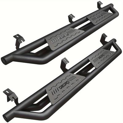 TEMU 7 Inch Side Steps For Tacoma 2005-2023, Powder Coated Steel Bolt-on Truck Step Rail Nerf Bars