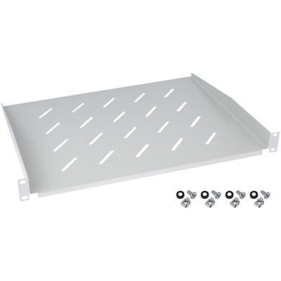 65499 Fachboden für Serverschrank, 19 Zoll, 1 he, 48,3 x 35 x 4,5 cm, Lichtgrau - HMF