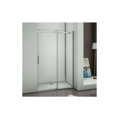 125X195cm Duschkabine Schiebetür Duschabtrennung 6mm Echtglas Glas Duschwand Dusche Image