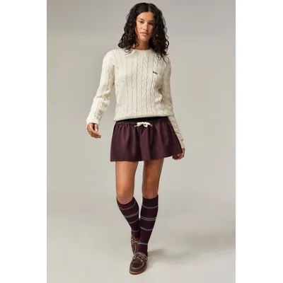 iets frans. Parker Mini Skirt - Red L at Urban Outfitters