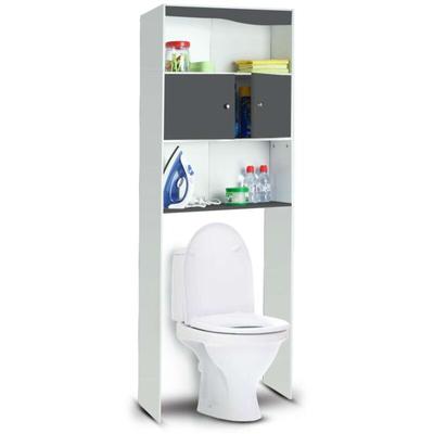WC-Regal mit 2 Türen in Holzoptik - OSE Image