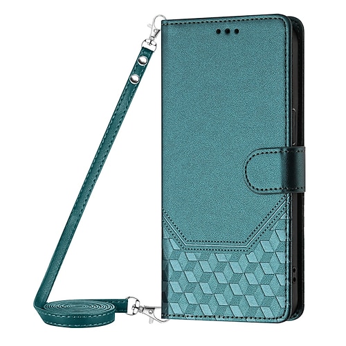 Handy Hülle Handyhüllen Für Samsung Galaxy S25 S24 S23 S23 FE S22 S21 Ultra Plus A55 5G A35 5G A25 A15 Brieftaschenhülle Magnetisch mit Trageriemen Mit Handgelenkschlaufe Retro TPU PU-Leder Image