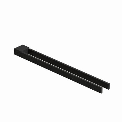 Kludi VELA C Doppel-Handtuchstange Länge = 430MM mattschwarz, 3197739 3197739 Image