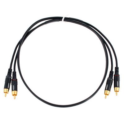 Sommer Cable Onyx Cinch / RCA Kabel 1,0