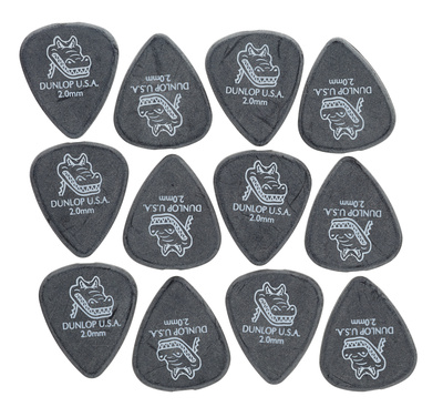 Dunlop Gator Grip 2.00 Plektren 12er Set