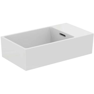 Ideal - Standard Extra - Handwaschbecken 45x25 cm, mit Überlauf, ohne Hahnloch, Weiß T392201