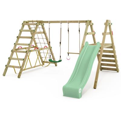 Wickey Kinderschaukel Schaukelgestell Smart Shake mit Rutsche und Kletteranbau, Schaukel, Image