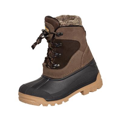 Wanderschuh MEINDL "Meindl Sölden Junior dunkelbraun", Gr. 34, Normalschaft, braun, Veloursleder, Schuhe, Comfort fit mehr Platz im Vorfußbereich und festen Halt in der Ferse Image
