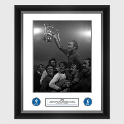 Chelsea Historic Moments – Ron Harris & Team FA Cup 1970 – 20 x 16 Zoll Image