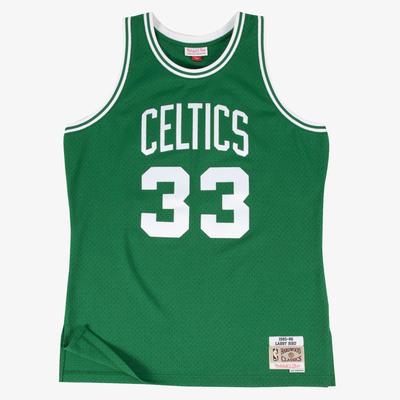 Boston Celtics Larry Bird Hardwood Classics Road Swingman-Trikot – Herren Image