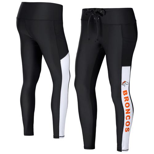 Damenbekleidung von Erin Andrews Schwarze Denver Broncos Leggings