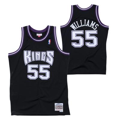 Sacramento Kings Jason Williams Hardwood Classics Road Swingman-Trikot – Herren Image