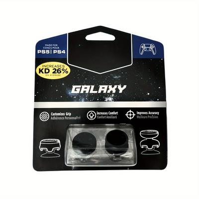 TEMU 2pcs Galaxy Thumbsticks For Ps5/ps4 Controllers, Tpu High & Mid-rise Design, Enhanced Gaming Experience, No Battery Included