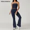Women's Clothes 2pcs Gym Yoga Suit Sports Set Workout Tracksuit Breathable Sexy Bra Fitness