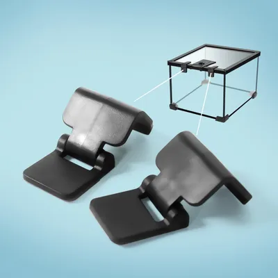 2Pcs Terrarium Locks Aquarium Lid Clips Reptile Box Latch Amphibious Breeding for Turtle Living Box Reptile Box Tank
