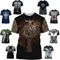 Abbigliamento uomo alla moda donna uomo Viking Tattoo Art Skull graphic t-shirt stampa 3D vichinghi