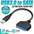 Adattatore professionale per disco rigido Sata III a 22 pin Convertitore cavo da USB 3.0 a SATA