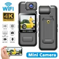 Mini telecamera WiFi HD 1080P Videoregistratore digitale portatile BodyCam Visione notturna a infrarossi Cam della polizia Videocamera per bici piccola